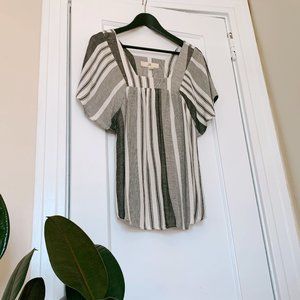 Thread + Supply Striped Linen Blouse